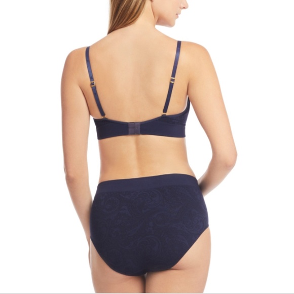 Lauren Ralph Lauren Women's Seamless Hipster Bikini Brief - Navy - Picture 3 of 4